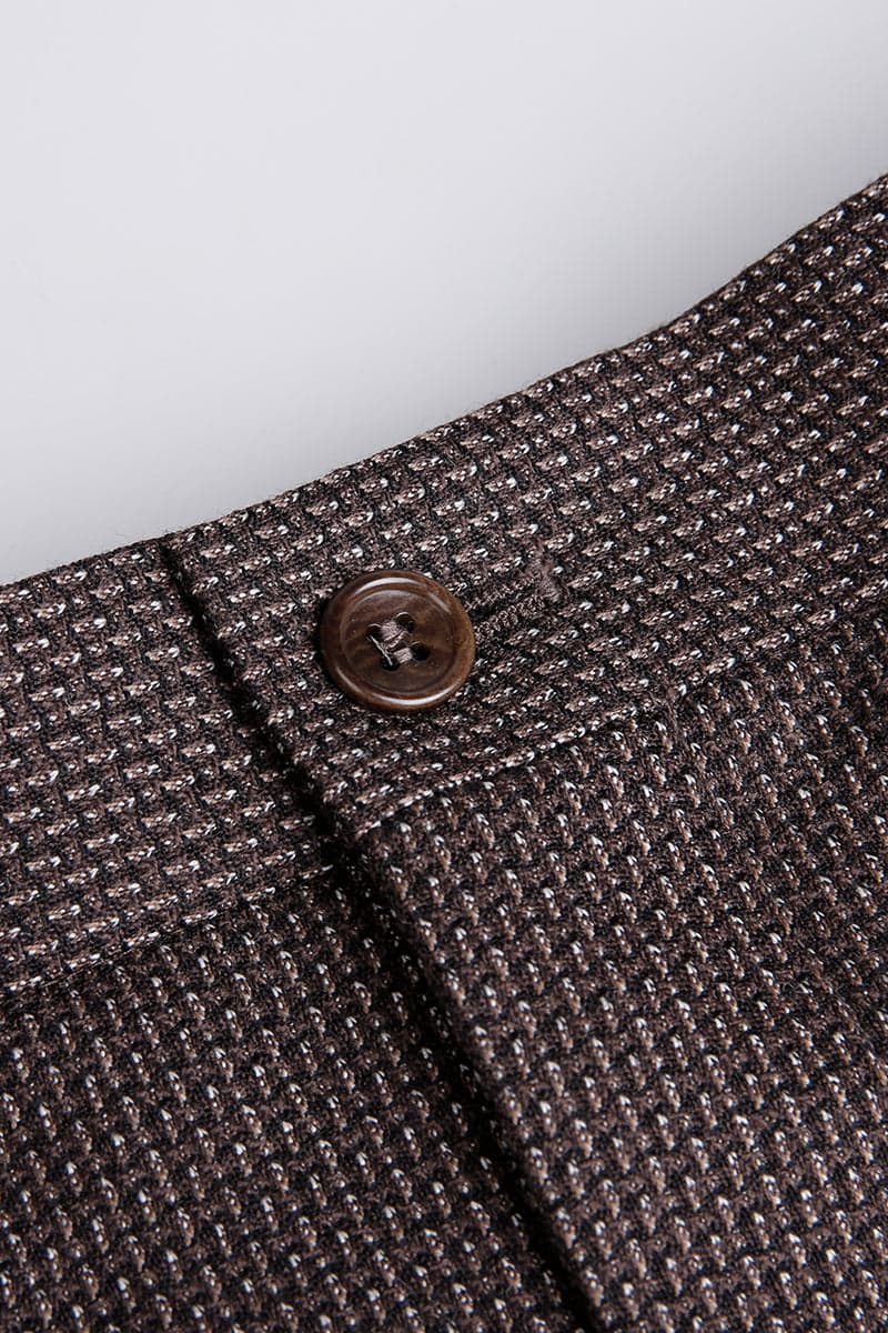 Waistband detail · pintstripe trouser